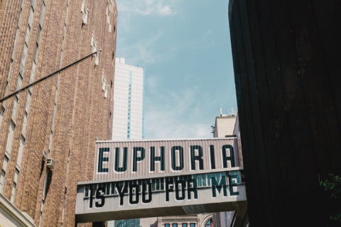Euphoria is you for me mural